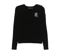 Ralph Lauren - Montiva Long Sleeve Pullover - Femme - Pulls - Noir - Taille: 40 FR