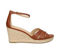 Ralph Lauren - Nellie Nappa Leather Espadrille - Femme - Chaussures - Brun - Taille: 40 EU
