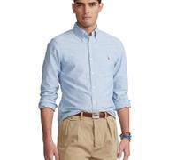 Vêtements Polo Ralph Lauren Chemise Oxford cintrée 710549084 pour Homme L Bleu