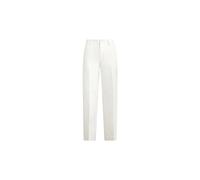 Ralph Lauren - Pantalon cropped ample en sergé mélangé lin - Femme - Pantalons - Blanc - Taille: 44 FR