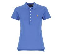 Ralph Lauren - Polo à cinq boutons - Femme - Tops - Bleu - Taille: 40 FR