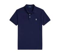 Ralph Lauren - Polo bleu marine Custom Slim Fit - Homme - Tops - Bleu - Taille: M
