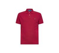 Ralph Lauren - Polo brodé à deux boutons - Homme - Tops - Rouge - Taille: L