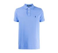 Ralph Lauren - Polo en piqué coupe ajustée - Homme - Tops - Bleu - Taille: S