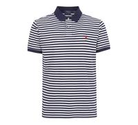 Ralph Lauren - Polo Piqué Rayé - Homme - Tops - Bleu - Taille: L