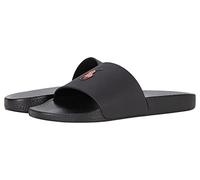Claquettes Ralph Lauren Signature Pony noir rouge - 40