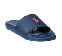 Ralph Lauren Polo Player Mens Navy/Red Slides-UK 10 / EU 44