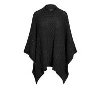 Ralph Lauren Poncho torsadé noir, Noir , taille unique