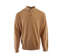 Ralph Lauren - Pull Col Polo en Laine - Homme - Tops - Brun - Taille: XL