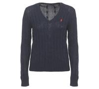 POLO RALPH LAUREN Pullover Coupe Slim KIMBERLY bleu marine | XS