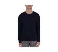 Polo Ralph Lauren – Pull Driver – Coton à maille torsadée – Homme Bleu XL