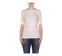 Ralph Lauren - Pull en Tricot à Col Rond - Femme - Pulls - Beige - Taille: 38 FR