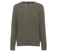 Ralph Lauren - Pull en maille torsadée avec logo - Homme - Pulls - Vert - Taille: S