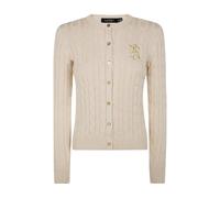 Ralph Lauren - Ralhan Long Sleeve Cardigan - Femme - Pulls - Beige - Taille: 42 FR