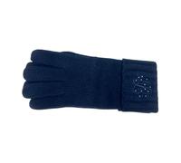 Ralph Lauren - Ribbed Cuff Gloves - Femme - Accessoires - Bleu - Taille: ONE Size