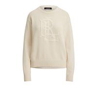 Ralph Lauren - Riednee Long Sleeve Pullover - Femme - Pulls - Beige - Taille: 42 FR