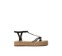 Ralph Lauren - Sandales Espadrilles Payton - Femme - Chaussures - Noir - Taille: 39 EU