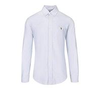 Ralph Lauren Slim Fit BD Ppc Chemise habillée, Bleu (BSR Blue/White C41d6), Large (Taille Fabricant: 40) Homme