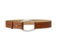 Ralph Lauren - Stirrup-Buckle Leather Belt - Femme - Accessoires - Brun - Taille: M