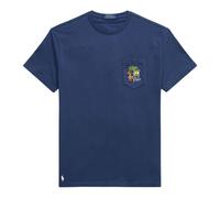 Ralph Lauren - Tee Broderie Plage - Homme - Tops - Bleu - Taille: XL