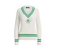 Ralph Lauren - Vesta Knit - Femme - Pulls - Blanc - Taille: 40 FR