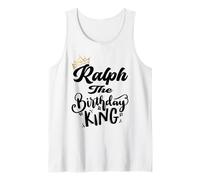 Ralph The Birthday King Chemise d'anniversaire pour Homme, garçon, Adolescent Débardeur