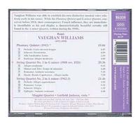 Vaughan Williams – Quintette Fantaisie; Quatuors à cordes n°1 sol mineur & n°2 la mineur – NAXOS