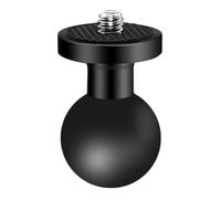 RALSPEC Adaptateur de Montage à rotule pour trépied, 1 pouce/25mm, avec Filetage mâle de 1/4 Pouces, Compatible avec Les Supports RAM