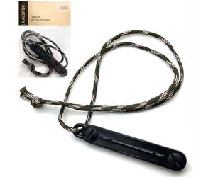 RALSPEC Sifflet d'appel au renard avec cordon en paracorde. Sifflet de détresse pour la chasse aux prédateurs. Sifflet, siffleur, blaster pour le tir aux lapins et l'éclairage de nuit au Royaume-Uni
