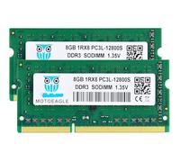 RAM 16 Go 1RX8 PC3L-12800S kit 16 Go (2 x 8 Go) DDR3L-1600 SODIMM PC3L-12800 DDR3 1 600 MHz 1Rx8 1 35 V Dual Rank MEMOIRE PC