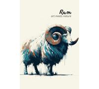 Ram. Art Meets Nature: Perfect for personal use, or for your whole office. Manage your thoughts and lift your mood by using this wonderful notebook. Get yours today!
