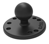 RAM-B-202U 2.5 inch Composite Round Base et AMPs Hole Pattern & 1 inch Ball