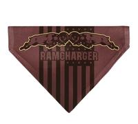 Ram Bandana pour animal domestique Ram Charger Americana Browns Noir À enfiler Bandana uniquement