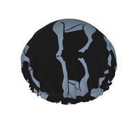 Ram Bonnet de douche imprimé signe du zodiaque - Bonnet de cheveux réutilisable avec protection double couche, respirant et durable pour voyage