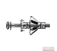 Ram - Cheville à Expansion Ramfix avec Vis, 5mm x 36mm, Argent, Boîte de 50