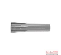 Ram - Cheville fusée avec vis, 6mm x 30mm, Gris, Boîte de 30