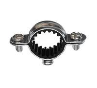 Ram - Collier Simple Isophonique Acier, 18mm, Argent, Boîte de 100