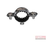 Ram - Collier Simple Isophonique Acier, 26mm, Argent, Boîte de 50