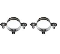 Ram - Collier Simple Métalliques Acier, 16mm, Argent, Boîte de 100 (Lot de 2)