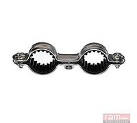 Ram - Colliers Doubles Isophoniques Acier, 12mm, Boîte de 100