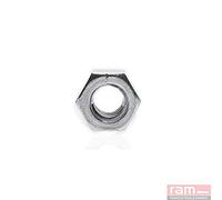 Ram - Écrou en Acier Zingué, 4mm x 70mm, Gris, Sachet de 100