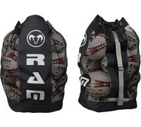 RAM - Filet de balle réglable en maille respirante avec cordon - Noir - 16 balles