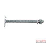 Ram - Fixation Lavabo par Plaquette Soudée, 8mm x 14mm, Gris, Boîte de 50