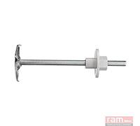 Ram - Fixation Lavabo Réglable Paroi Creuse, 8mm x 140mm