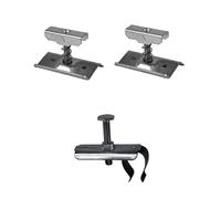 RAM - Kit de fixation facile - Jeu de fixation pour radiateur tubulaire fonte ou acier et rideau -