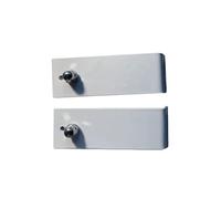 RAM - Kit de fixation facile - Kit de 2 rallonges pour console de lavabo référence 135712 - Ajustable de 280 mm à 350 mm -