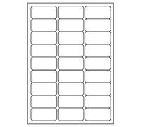 Ram® Lot de 100 feuilles de 2700 étiquettes autocollantes A4 FBA 27 par feuille 63,5 x 29,6 mm