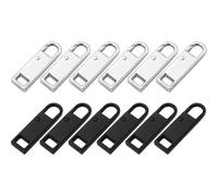 Ram Lot de 12 fermetures éclair réutilisables en métal pour valise, jean, valise