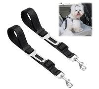 Ram® Lot de 2 Ceintures de sécurité réglables pour Chien et Chat 70 cm