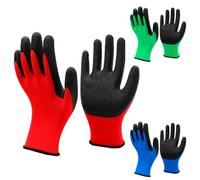 Ram® Lot de 3 paires de gants de jardinage antidérapants en latex